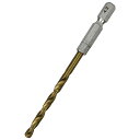 六角軸チタンコーティング鉄ドリル 適長 ノーマル 4.2mm