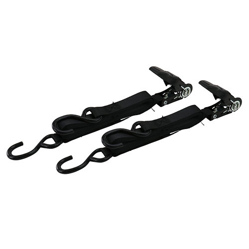 ラチェット式ベルト荷締機 2本組 ERT-25SR BK