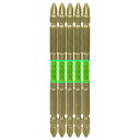 スーパー阿修羅ビット タフワイド グリーン 5本組 SSA-WP05-2110