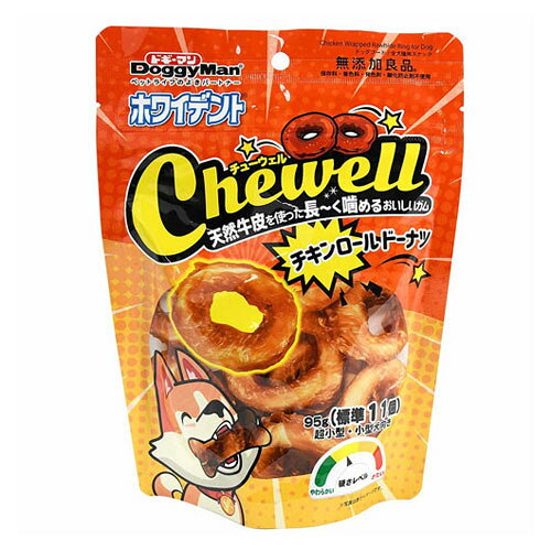 Ball Shape - ドギーマンハヤシ ホワイデント Chewell チキンロールドーナツ 95g