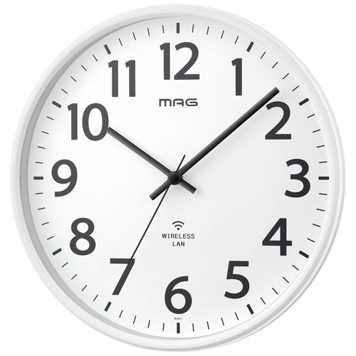 ノア精密 MAG 無線LANアナログ掛時計 シグナルキーパー W-811 WH-Z マグ 掛け時計 壁掛け時計 アナログ..