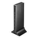 サンワサプライ ドッキングステーション 4K・HDMI×2画面出力・ACアダプタ付 USB-CVDK16