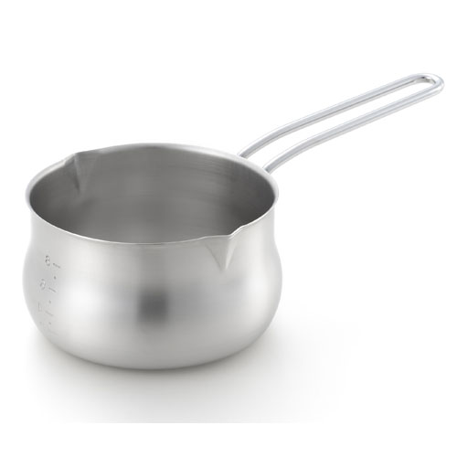 ヨシカワ 郷技 ステンレスミルクパン 14cm YJ3348