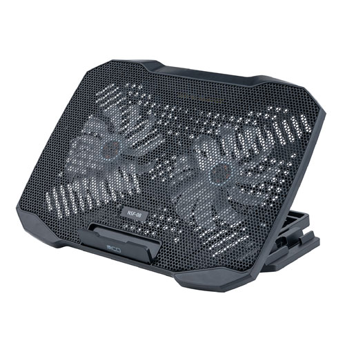 ナカバヤシ MCO 2WAY 2FAN ノートPCクーラー コンパクトサイズ ブラック NSF-08BK