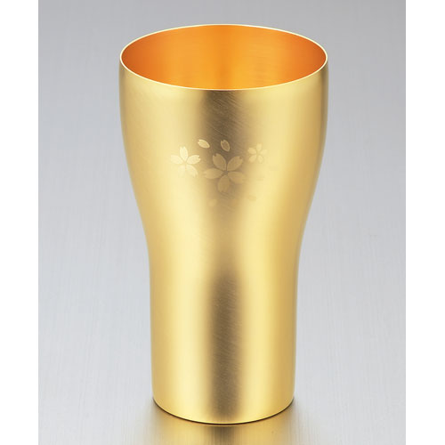 霜龍器物金の贅桜18-8ステンレス...