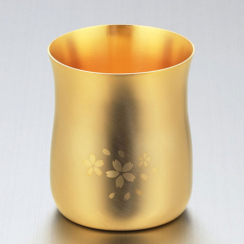 霜龍器物金の贅桜18-8ステンレス...