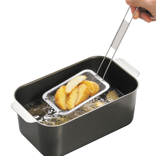 天ぷら名人 すくい油きり 角型 TM-09
