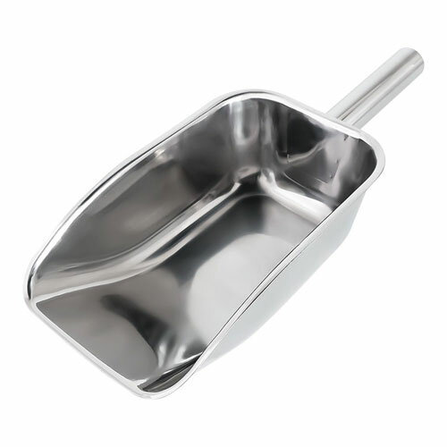 18-8パイプ柄粉スコップ ミラー仕上 大