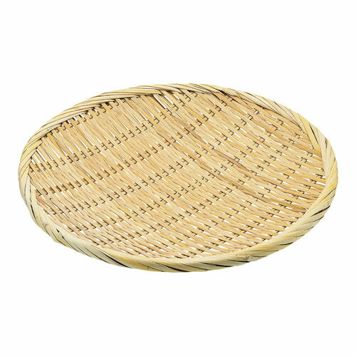 萬洋 竹製 丸盆ザル 並 18cm 15-097G