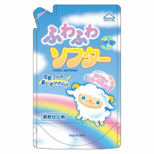 ロケット石鹸 ふわふわソフター詰替用 1500ML