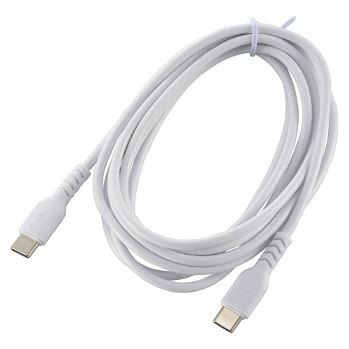 オーム電機 AudioComm PD対応 USB-C to USB-C 2m ホワイト 01-7330 オーム電機 AudioComm PD対応 USB-C to USB-C 2m ホワイト 01-7330