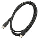 オーム電機 AudioComm PD対応 USB-C to USB-C 1m ブラック 01-7332