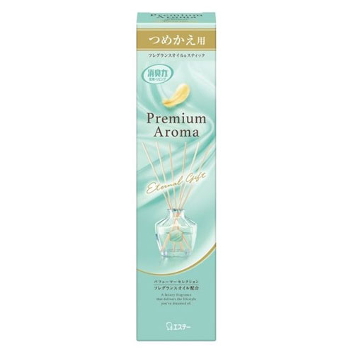 エステー お部屋の消臭力 プレミアムアロマ スティック エターナルギフト つめかえ 50ml