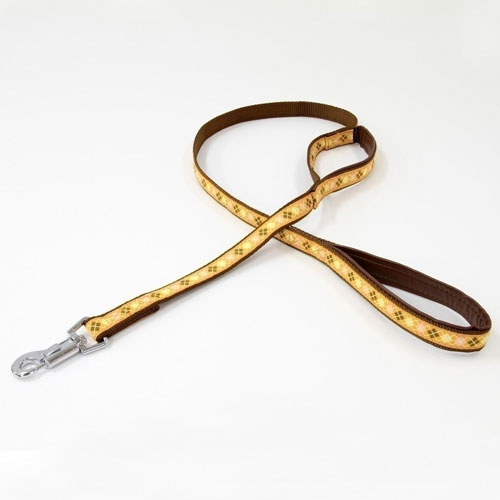 Collars, Harnesses, Leashes - ペティオ Petio アーガイルリード M オレンジ A57140