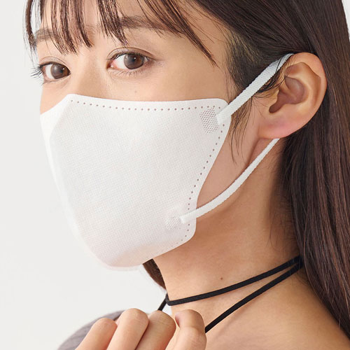 アイリスオーヤマ DAILY FIT MASK なめらかタッチ 立体ふつうサイズ 20枚入 RN-DH20SW ホワイト