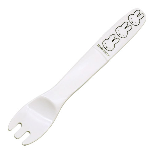 Fork - 関東プラスチック工業 メラミンお子様食器「ミッフィーフェイス」 ライトフォークM-1312F2