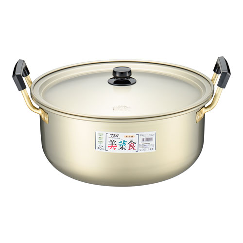 TKG 本しゅう酸 美菜食 両手鍋 40cm PCハンドル