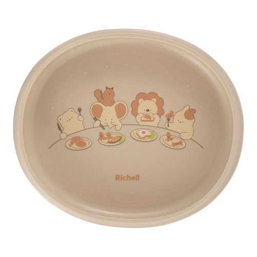 Plate, Bowl, Set - リッチェル トライ すくいやすいプレート S