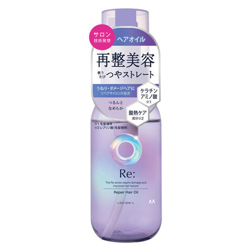 -------------------------------------------------------------- 画像はイメージです。 ※ PC環境により実際の色味や質感と異なって表示される場合がございます。 ※ 部品・パーツなどの一部の商品では本体の商品画像を使用しております。 ※ 製品の仕様・画像・パッケージは、メーカー側から予告なく変更される場合があります。 -------------------------------------------------------------- 使うたび素髪から美しく。ヘアオイル ●究極の艶とまとまり髪を目指すアールイーシリーズ。●うねり・ダメージヘアも使うたび素髪から美しくつやめくストレート髪へ。●パサつきがちな髪も髪1本1本をコートし、毛先までつるんとなめらかにまとまるヘアオイル。■表示成分/全成分イソドデカン、水添ポリイソブテン、ジメチコン、イソノナン酸イソノニル、トリエチルヘキサノイン、エチルヘキサン酸セチル、ミネラルオイル、ジメチコノール、ケラチンアミノ酸、レブリン酸、メドウフォーム-δ-ラクトン、トコフェロール、クランベアビシニカ種子油、マカデミアナッツ油、リンゴ酸ジイソステアリル、DPG、アモジメチコン、水、香料■使用方法セミロングで1.5〜2プッシュを半乾きの髪になじませ、ドライヤーで乾かしてください。【使用上の注意】床に付着するとすべりやすくなりますのでご注意ください、お肌に異常が生じていないかよく注意して使用し、異常のあるときは使わないでください。刺激・色抜け・黒ずみ等の異常が出たら使用を中止し、皮フ科医へ相談ください。高温になるところや直射日光の当たるところには置かないでください。乳幼児や認知症の方などの誤飲等を防ぐため置き場所にご注意ください。■原産国日本 【発売元、製造元、輸入元又は販売元】マンダム 商品区分：化粧品広告文責：ナチュラルウェブ株式会社TEL：03-6423-0750※パッケージ・内容等予告なく変更する場合がございます。 【メーカー・ブランド】 mandom / まんだむ 【#194】　