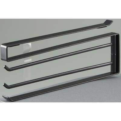 山崎実業 戸棚下布巾ハンガー タワー tower ブラック 7114 [2]