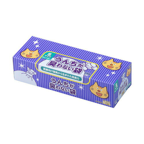 まとめ買い クリロン うんちが臭わない袋BOS ネコ用 S 200枚 6箱セット