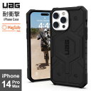 yzURBAN ARMOR GEAR iPhone14 Pro Max ϏՌP[X PATHFINDER ubN UAG-IPH22LB-MS-BK {K㗝Xi