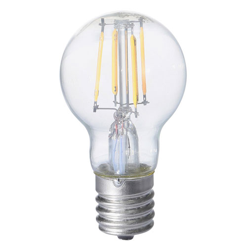 オーム電機 LEDフィラメント電球 クリプトン球 E17 25形相当 電球色 LDA2L-E17 C6/...
