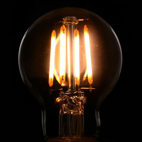 オーム電機 LEDフィラメント電球 クリプトン球 E17 25形相当 電球色 LDA2L-E17 C6/...