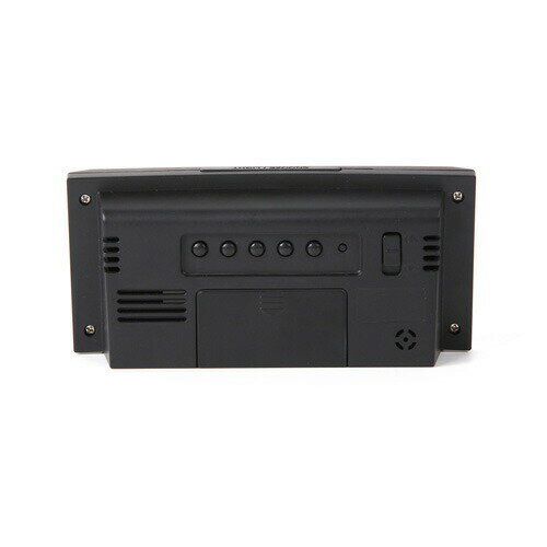 デジタル アラームクロック 電波式 目覚まし時計 ノア MAG マグ ウッドライン T-743 ブラウン木目 温湿度表示 [3]