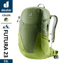 【送料無料】【クーポンで300円値引き】DEUTER ドイター HIKING フューチュラ 23 カーキ×メドウ D3400121-2289 エアコンフォート バックパック リュックサック 登山 トレッキング