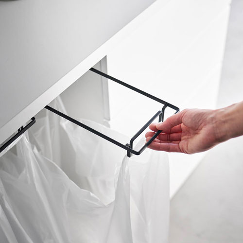 山崎実業 テーブル下レジ袋ハンガー タワー tower ブラック 3333 [2]