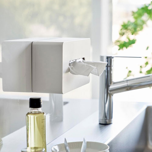 山崎実業 フィルムフックティッシュケース タワー tower レギュラーサイズ ホワイト 5587 [2]