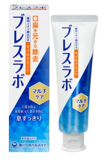【合算3300円以上で注文可能】【医薬部外品】ブレスラボ マルチケア マイルドミント 90g