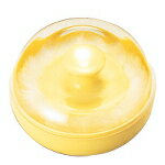 【送料無料】ピジョン ベビーパフU (イエロー)(ベビーパウダー用品)