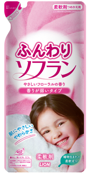 【合算3300円以上で注文可能】ふんわりソフラン つめかえ用 500ml