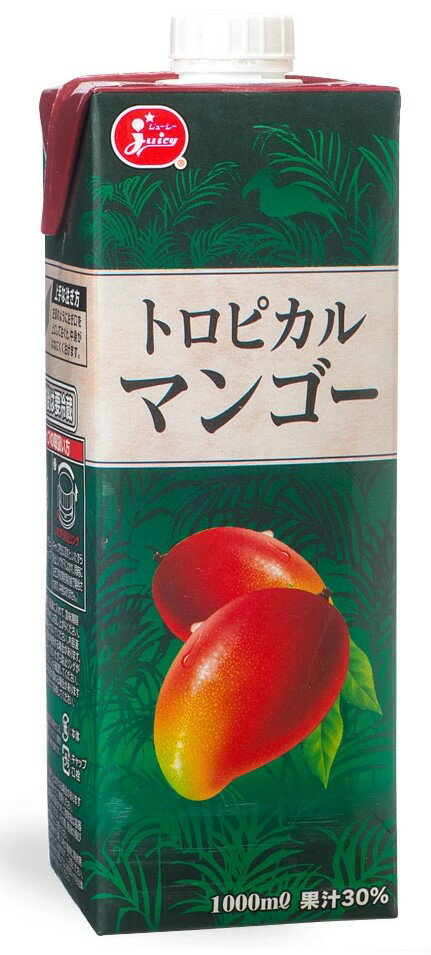 【送料無料】【JA熊本果実連】ジューシー トロピカルマンゴー 1000ml