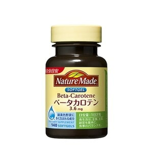 ●製品の特徴 ●緑黄色野菜に多く含まれる成分で、健康維持に大切な栄養素。野菜嫌いの方、食事が偏りがちな時などに。 【原材料】 大豆油、ゼラチン／グリセリン、藻類カロテン 【お召し上がり方】 1日2粒を目安に、水やぬるま湯などでお飲みください。 区分：栄養補助食品 【ご注意】 ※本品は多量摂取により疾病が治癒したり、より健康が増進するものではありません。 ※1日の摂取目安量を守ってください。 ※体質や体調により合わない場合は摂取をお控えください。 ※薬を服用あるいは通院中の方は、医師・薬剤師などにご相談ください。 ※パッケージデザイン等が予告なく変更される場合もあります。 ※商品廃番・メーカー欠品など諸事情によりお届けできない場合がございます。 販売元：大塚製薬株式会社 〒101-8535 東京都千代田区神田司町2-9 商品に関するお問い合わせ先 電話：0120-550-708 受付時間／平日9:00〜17:00 （土日祝除く） 広告文責：有限会社シンエイ 電話：077-545-7302