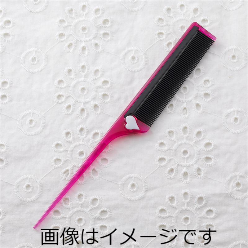 Brushes, Combs - 【合算3300円以上で注文可能】貝印 静電防止コーム(ルビーピンク) KQ1213
