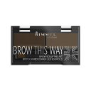 【送料無料】Rimmel (リンメル) ブロウ ディス ウェイ アイブロウ スカルプティング キット 003 ダークブラウン 1個(4)