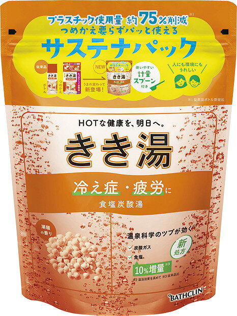 【合算3300円以上で注文可能】【医薬部外品】きき湯 食塩炭酸湯 360g
