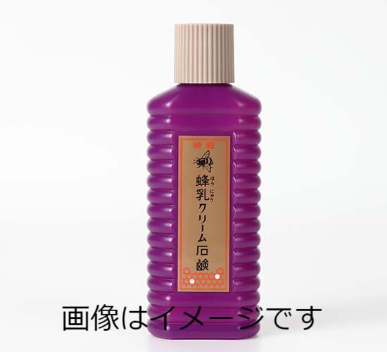 【合算3300円以上で注文可能】蜂乳 クリーム石鹸（特選） 徳用 200ml