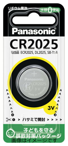 パナソニック コイン形リチウム電池 CR2025 パナソニック コイン形リチウム電池 CR2025