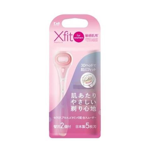 【送料無料】【Xfit】クロスフィット for women 本体+替刃 2個入 【送料無料】【Xfit】クロスフィット for women 本体+替刃 2個入