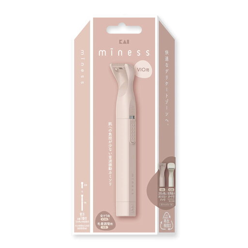 【miness】マイネス VIOデリケートゾーン用カミソリ 本体+各種替刃 1個入 【miness】マイネス VIOデリケートゾーン用カミソリ 本体+各種替刃 1個入