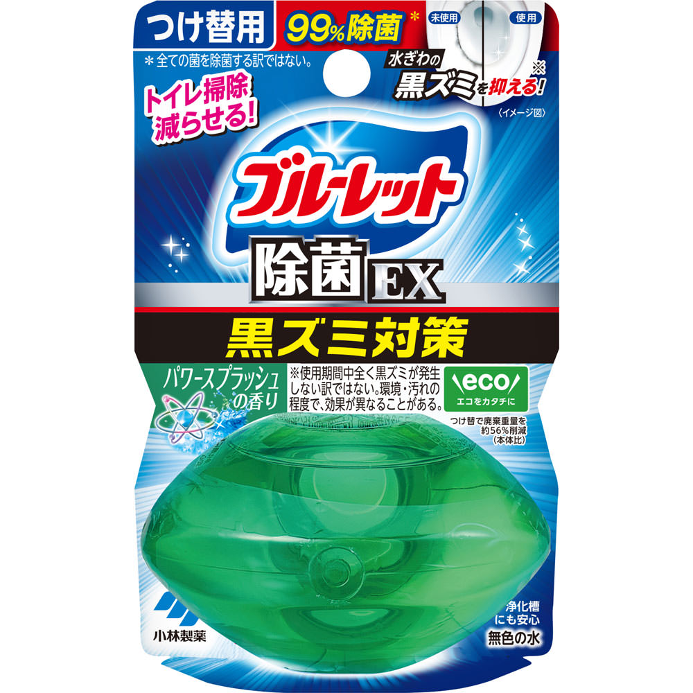 【合算3300円以上で注文可能】液体ブルーレットおくだけ除菌EX パワースプラッシュの香り 詰替え用 67ml