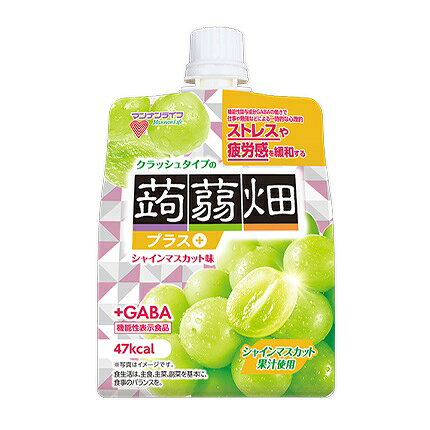 【合算3300円以上で注文可能】【機能性表示食品】マンナンライフ クラッシュタイプの蒟蒻畑プラス シャ..
