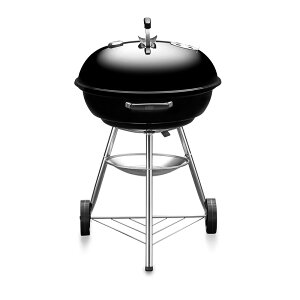 バーベキュー コンロ 57cm コンパクトケトル キャンプ 炭 チャコール BBQ グリル 蓋付き 10-12人用 1321308 / 温度計付き ウェーバー 【10年保証/送料無料】通販格安セール情報 楽天 通販