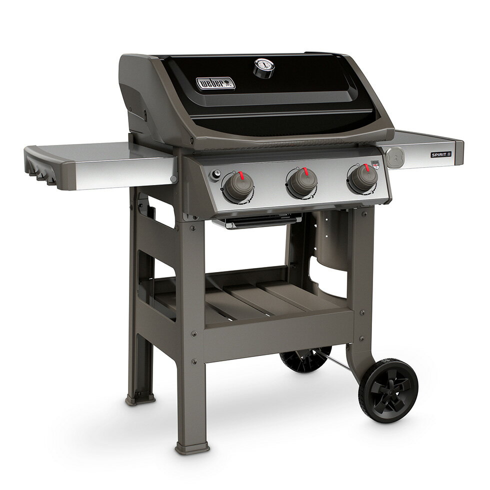 バーベキューコンロスピリットIIE3103バーナー黒ガスBBQグリル蓋付き大型45010008ウェーバー【10年保証/送料無料】