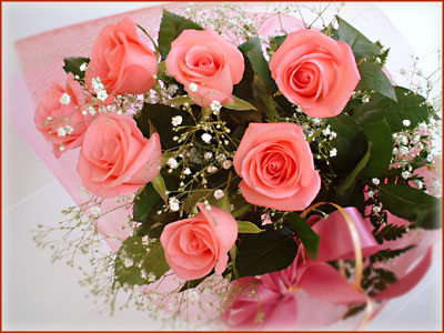 【ホワイトデー特集♪】ハッピーピンクドリーム（ピンクバラ花束）