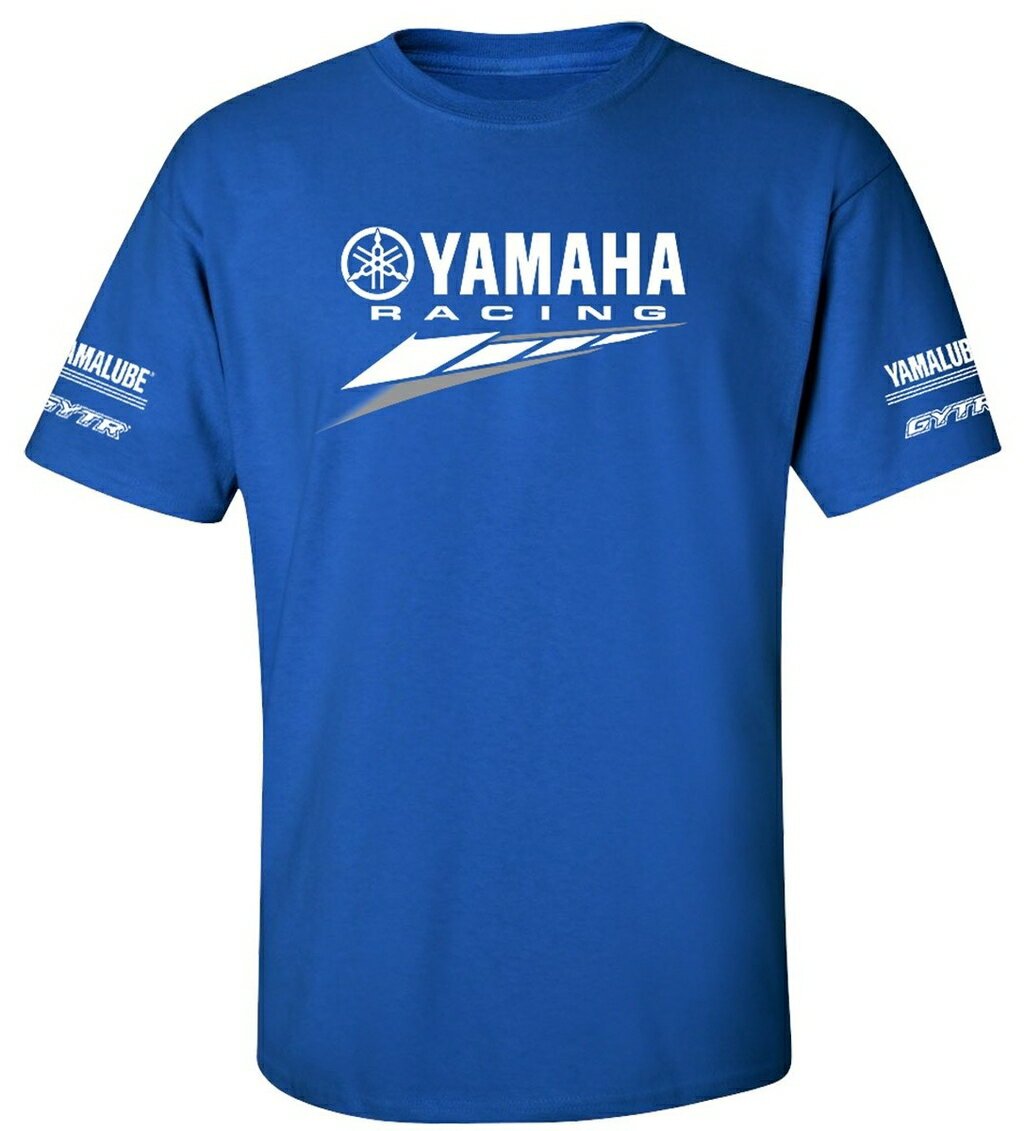 US YAMAHA 北米ヤマハ純正アクセサリー Racing Blue Short Sleeve Tee- Toddler＆Youth サイズ：XL